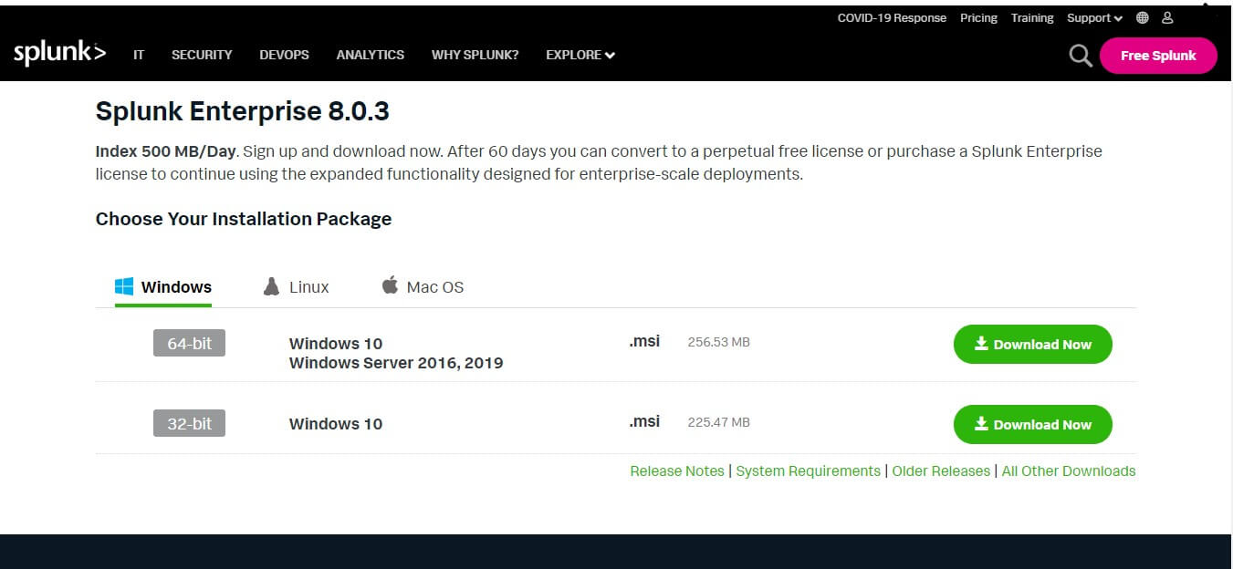 Splunk 环境